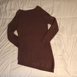 Dark Mauve Sweater Tunic